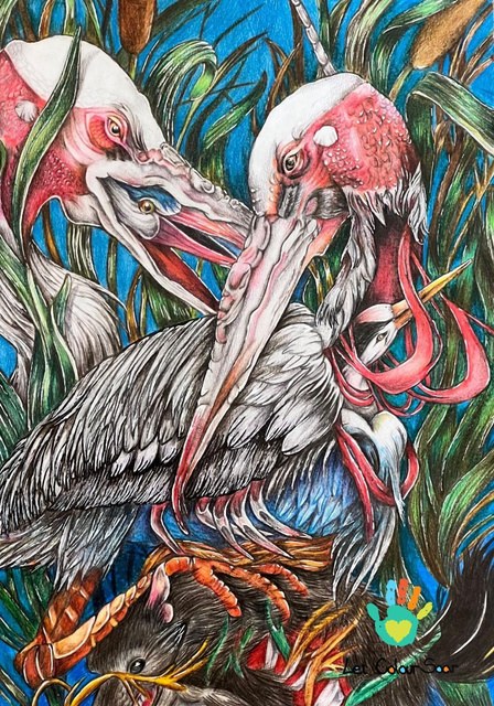 DSA · Sketching & colour pencil 2