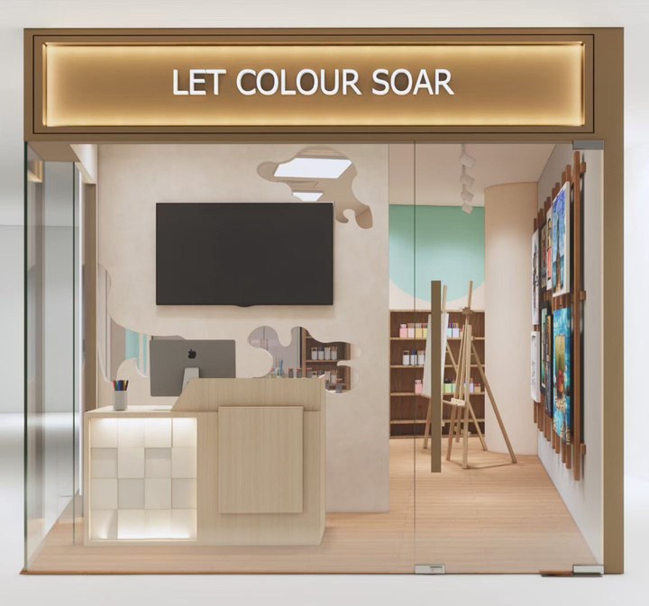 Tampines storefront design rendering
